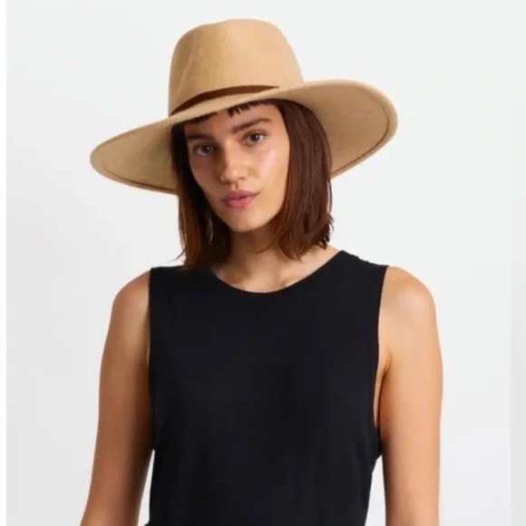 Brixton Accessories - Brixton Ashley Wool Felt Hat Light Khaki